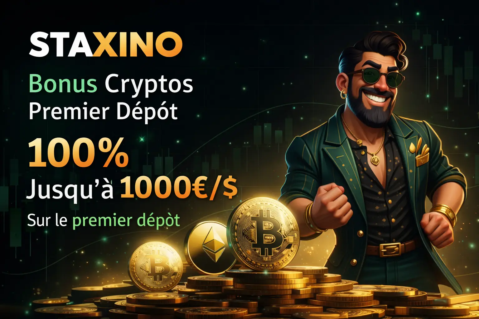 Visualisation des composants d'un bonus de casino en ligne : dépôt, bonus, et conditions de mise.