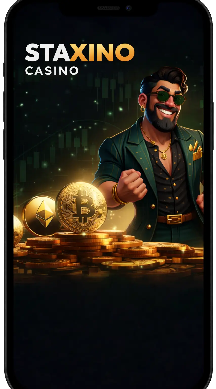 Interface du casino en ligne Staxino montrant les jeux et promotions